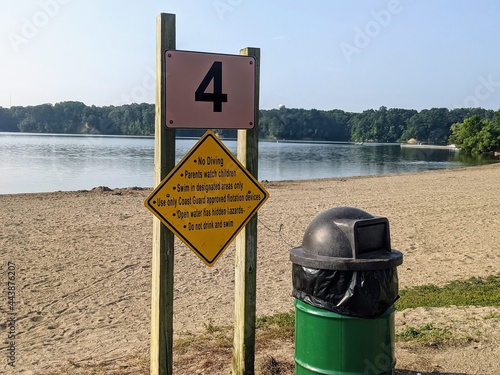 sign on the beach