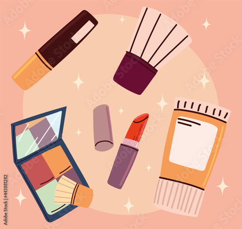 set of makeup