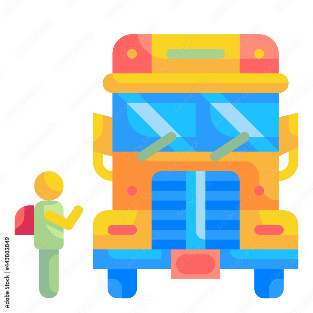 bus flat icon bus flat icon