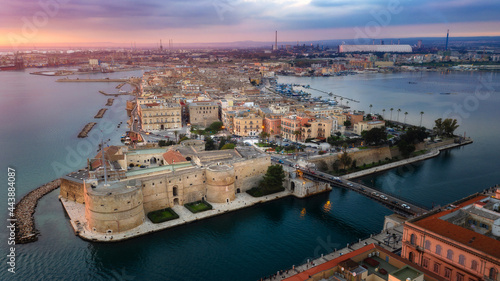 Aerial view of Taranto city, Puglia. Italy © Konstantin Maslak