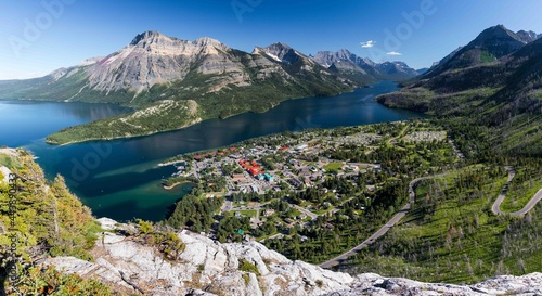 Waterton Lakes National Park, Vimys Ridge, Alberta, Lake, Rockies photo