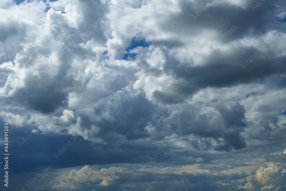 Fototapeta premium bright sky, beautiful clouds as a background 