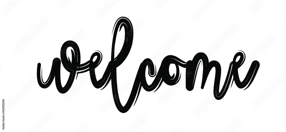 Slogan welcome. Flat vector welcome to home, back, work or school. Relaxing, chill, motivation and inspiration concept. Slogan welcome. Flat vector welcome to home, back, work or school. Relaxing, chill, motivation and inspiration concept.