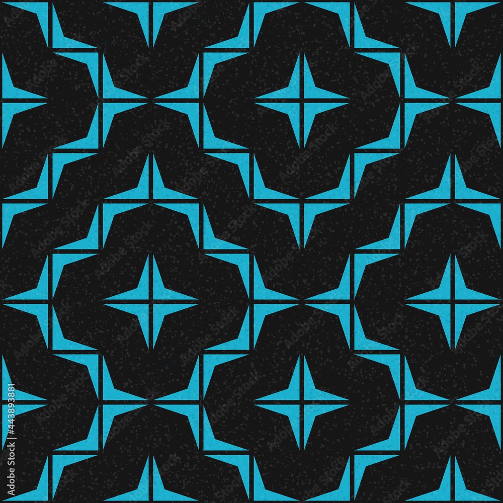 Abstract Geometric Pattern generative computational art illustration