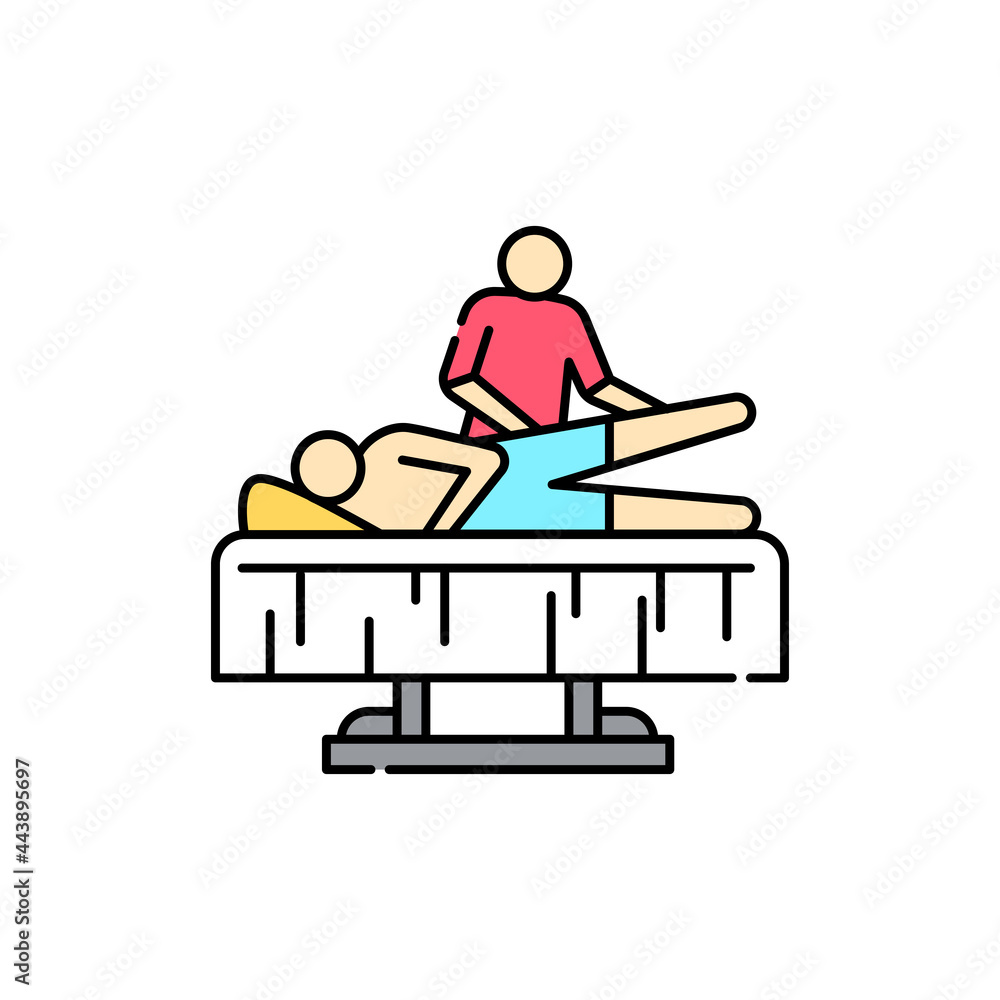 Exercise olor line icon. Pictogram for web page, mobile app, promo. Exercise olor line icon. Pictogram for web page, mobile app, promo.