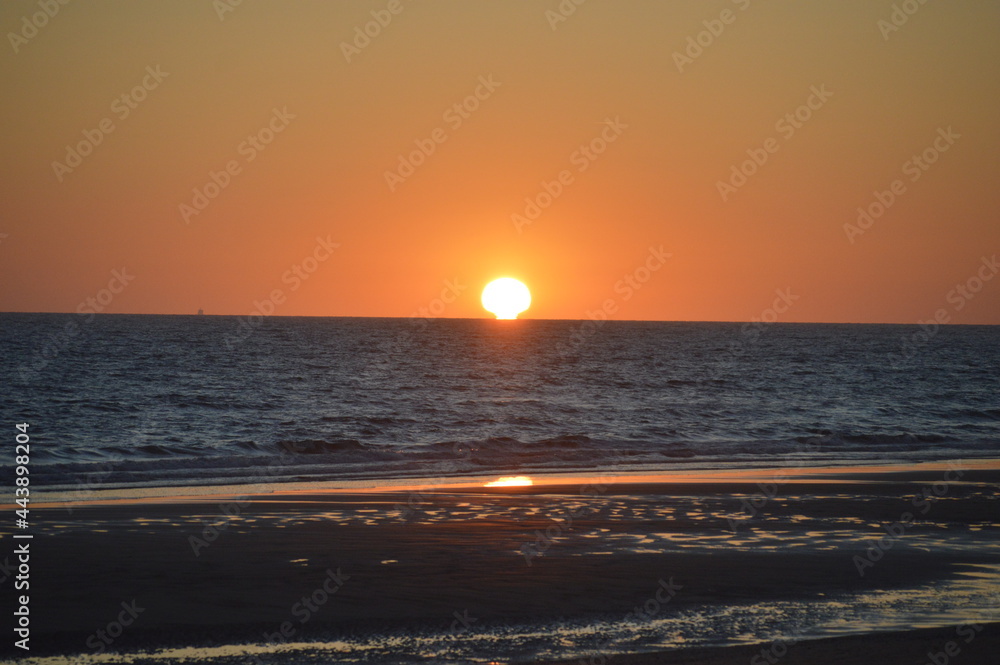 Sunset on a Beach of Rota, Cádiz, Andalucía