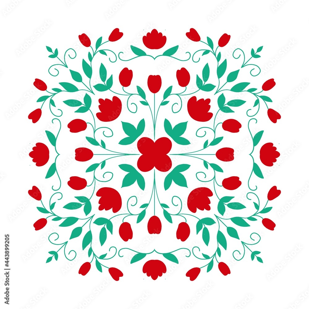 Square pattern for printing on fabric, bags and T-shirts Square pattern for printing on fabric, bags and T-shirts