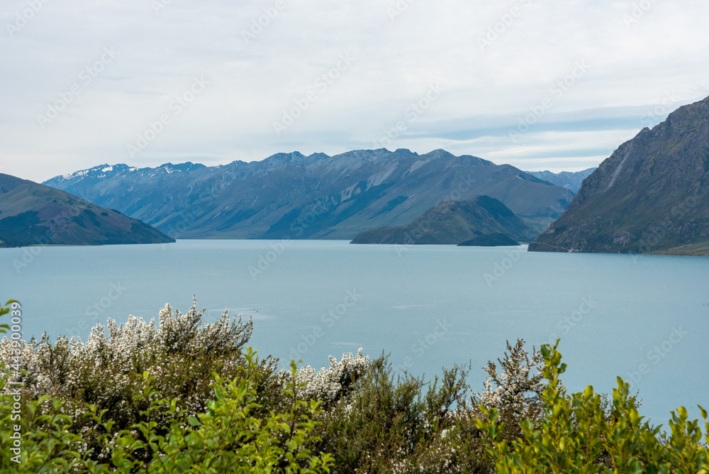 Seren landscape at lake Wanaka, New Zealand