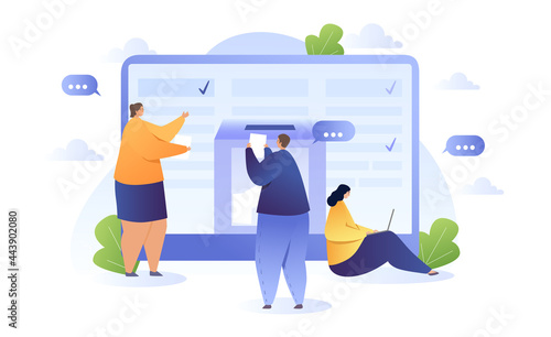 The concept of online voting