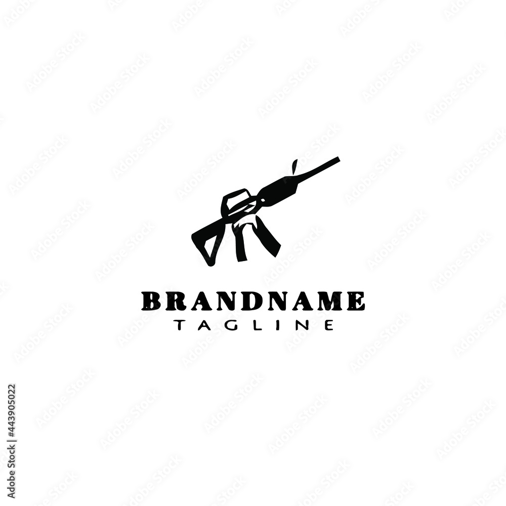creative gun design logo icon template vector illustration creative gun design logo icon template vector illustration