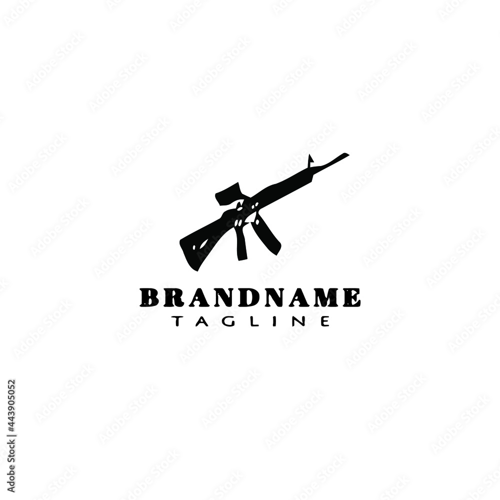 concept gun design logo icon template vector illustration concept gun design logo icon template vector illustration