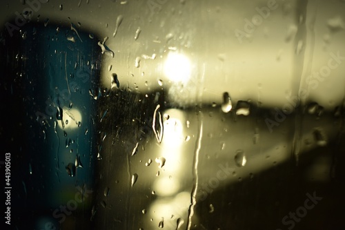 rain on the window