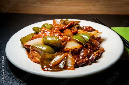 Chinese Food Pepper Steak