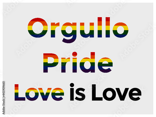 Orgullo, Pride, Love is love