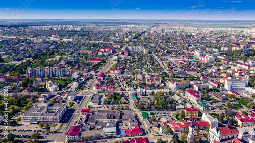 Wallpaper Mural view on city from above Torontodigital.ca