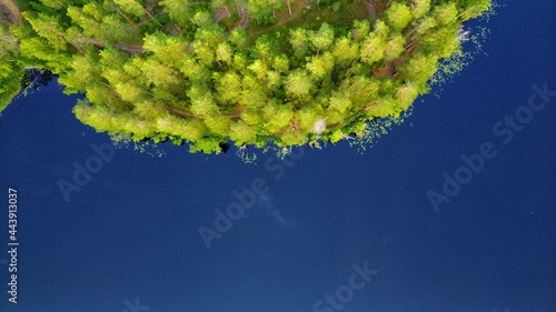 Wallpaper Mural blue and green Torontodigital.ca