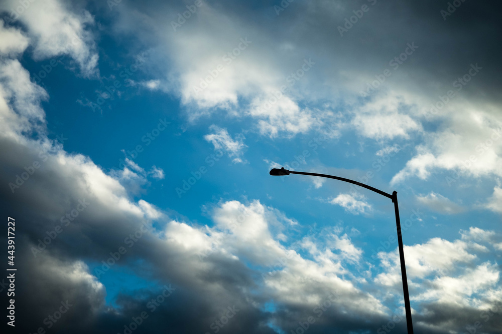 street lamp against sky