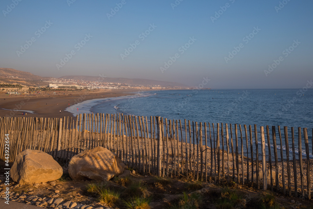 beach and fence