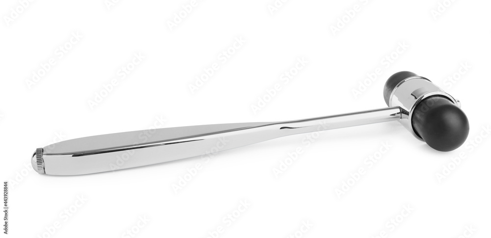 Reflex hammer isolated on white. Nervous system diagnostic Reflex hammer isolated on white. Nervous system diagnostic
