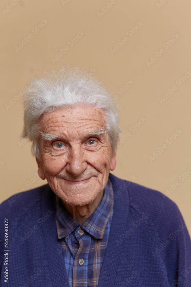 Portrait Of Joyful Senior Man Portrait Of Joyful Senior Man