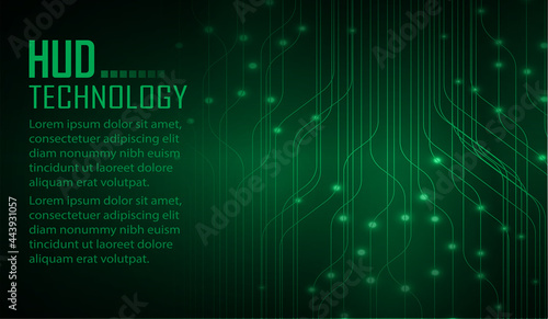 cyber circuit future technology concept background