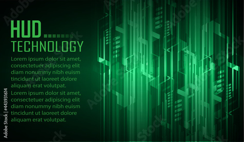 cyber circuit future technology concept background