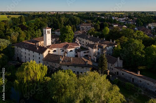 Church in a small village photo