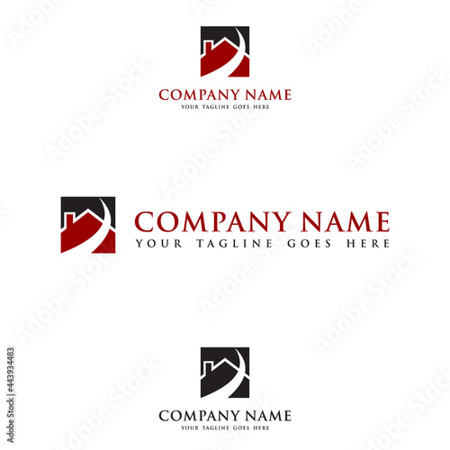 Free Download real estate logo icon, simple house, design isolated, vector home illustration, template designs - GFXLoad