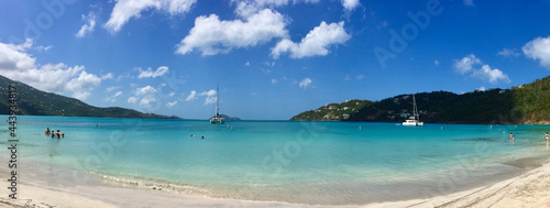 The beautiful tranquil waters of Magen's Bay St Thomas  US   Virgin Island © Mary Baratto