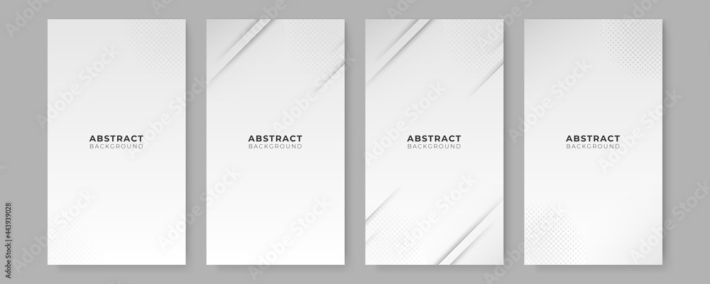 Vector abstract graphic design Banner Pattern background web template. White abstract background.