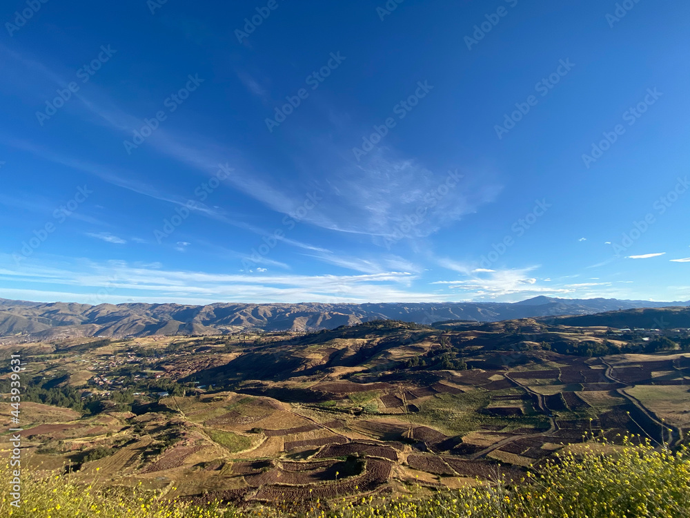 Fototapeta premium landscape with blue sky