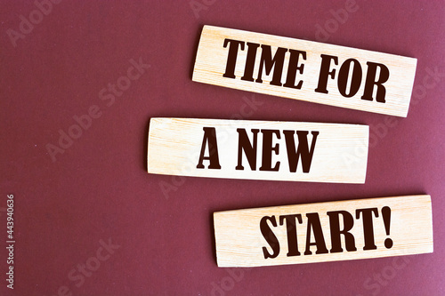 Time For A New Start, Business Concept