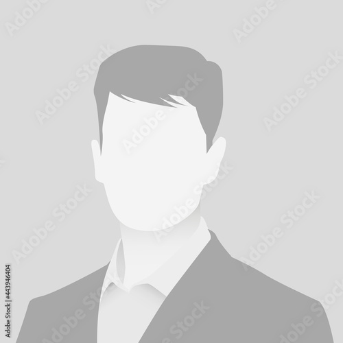 Default avatar photo placeholder icon. Grey profile picture. Business man