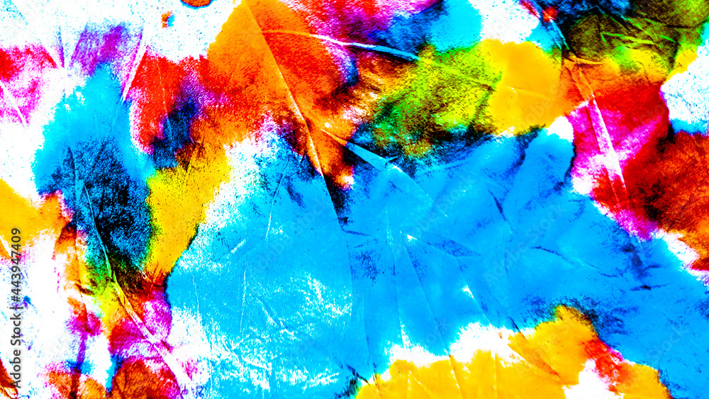 Fototapeta premium Summer Dirty Art Graffiti. Winter Shibori
