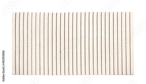Obraz na plátně Stylish rug on white background
