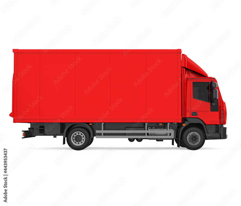 Red Truck Isolated Red Truck Isolated