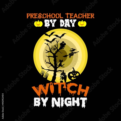 New Bast Halloween Party T-Shirt Vector Design