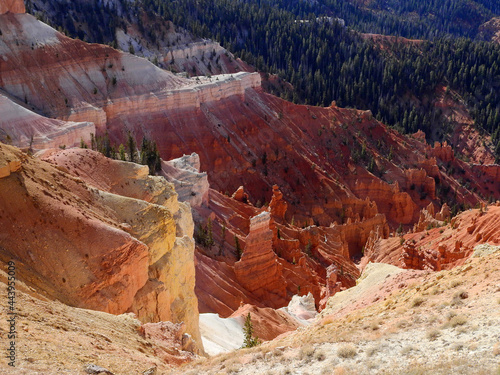 Fotografija the spectacularly-colored and eroded canyons of cedar breaks national monument f
