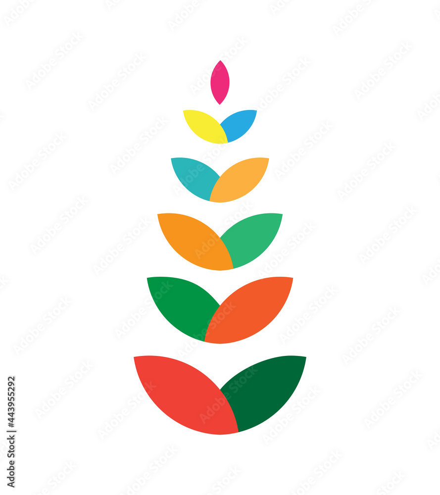 simple design of a tree or plant