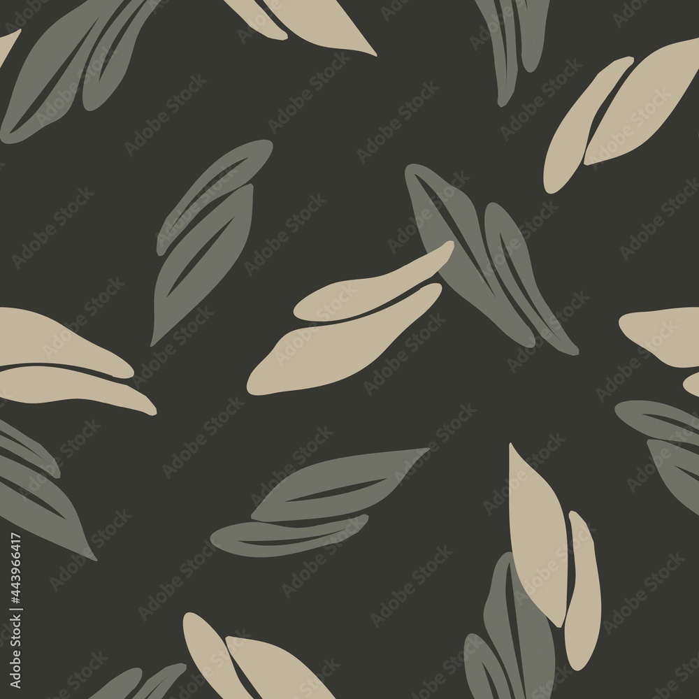 Green Floral Seamless Pattern Background Green Floral Seamless Pattern Background