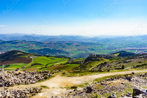 Mountain landscape Torcal de Antequera, Spain