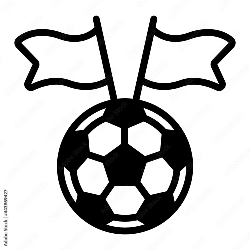 Fototapeta premium Football Flags