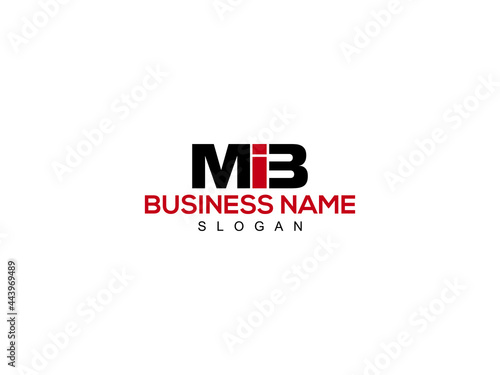 Letter MIB Logo Icon Vector Image Design For Company or Business photo