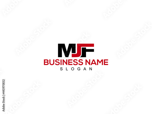 Letter MJF Logo Icon Vector Image Design For Company or Business photo