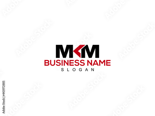 Letter MKM Logo Icon Vector Image Design For Company or Business photo