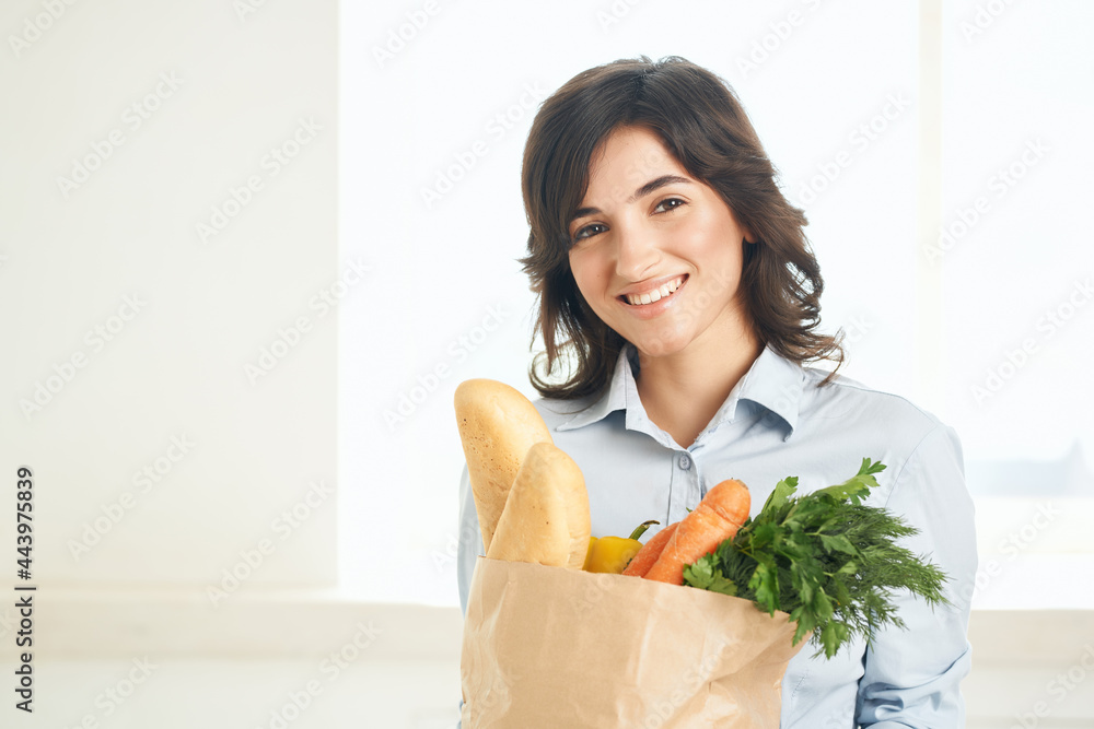 cute brunette produce supermarket vegetables lifestyle cute brunette produce supermarket vegetables lifestyle