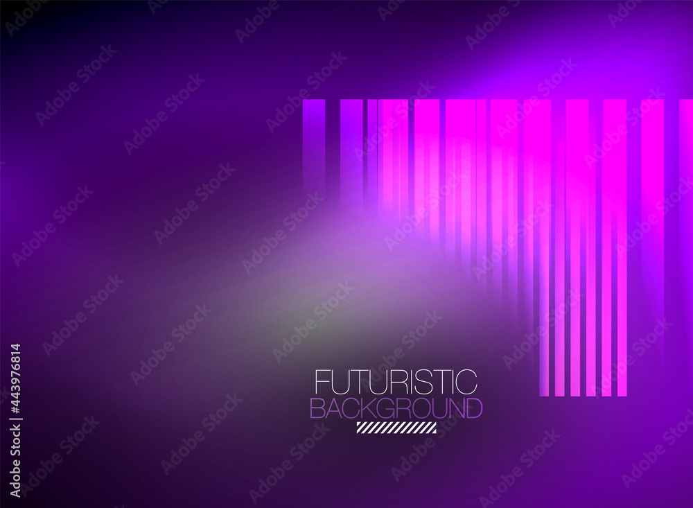 Bright neon color techno abstract background, shiny glowing neon lines in the dark background Bright neon color techno abstract background, shiny glowing neon lines in the dark background