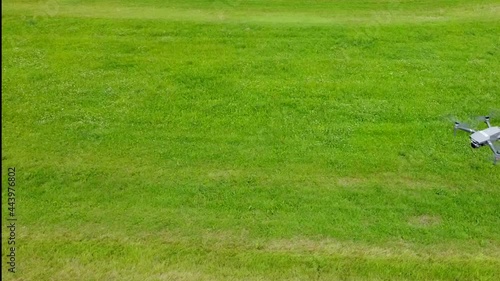 Flying around a drone and its remote pilots