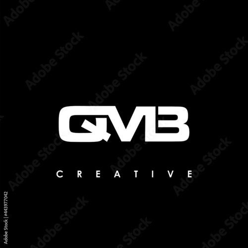 QMB Letter Initial Logo Design Template Vector Illustration