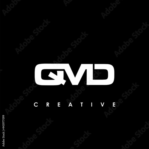 QMD Letter Initial Logo Design Template Vector Illustration